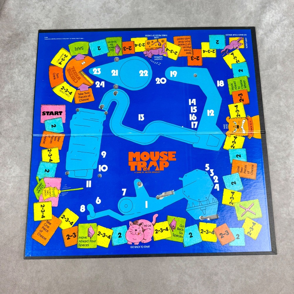 Vintage 1986 Mouse Trap Game Board Replacement Milton Bradley Original Piece
